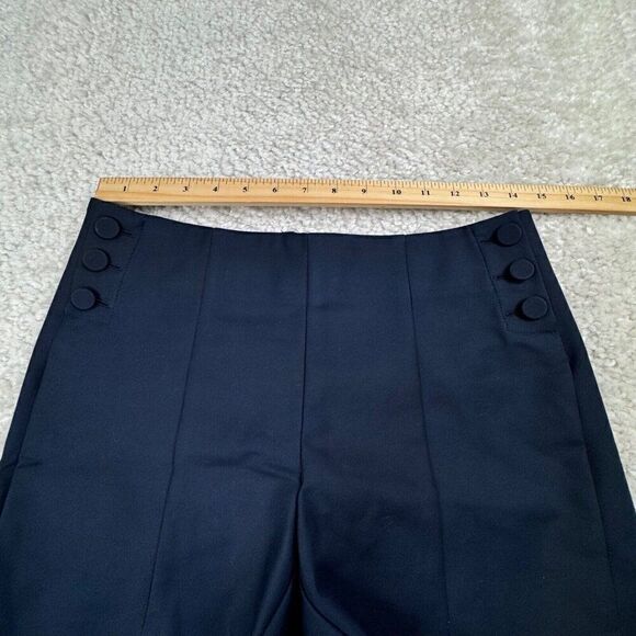 ECRU Sailor Button High Waisted Shorts Navy Blue - Picture 6 of 8